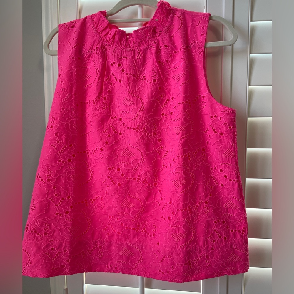 Vibrant Pink Halter Top by Lily Pulitzer